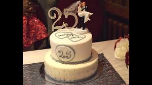 Designer anniversary cakes online for any celebration. Silver Anniversary Cake 25th Birthday Cake Two Tier Fondant Cake Youtube
