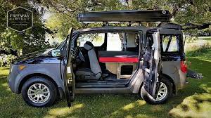 I suspect that the jeep tent would work with an element. Element Camper Van Kit Freeway Camper Kit