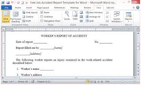 Check spelling or type a new query. Kostenlose Job Unfallbericht Vorlage Fur Word
