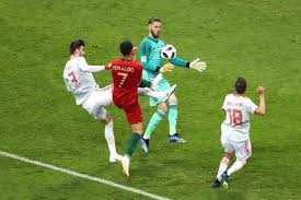 Pulled his shorts up to expose those thighs. Portugal 3 3 Spain World Cup Cristiano Ronaldo Hat Trick Costa Brace In Instant Classic We Ain T Got No History