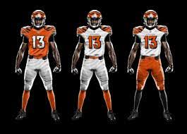 On monday, the team revealed their new uniforms, leading to social the uniform should tie in with the vision and where this team is going, elizabeth blackburn, the bengals' director of strategy and engagement said on. Ø§Ù†Ø­Ù†Ù‰ Ù†Ø¸Ø±ÙŠ Ù„ÙƒÙ„ Bengals Jersey History Alterazioni Org
