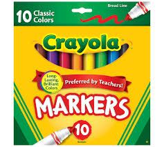 Broad Line Markers Classic Colors 10 Count Crayola Com Crayola