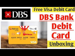 They can check their account balance, transfer funds, open fd account the bank is currently offering a free debit card with no annual charges at all. Dbs Bank Debit Card Unboxing Youtube