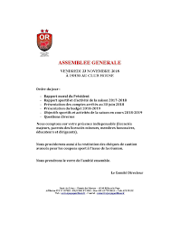 Ordre Du Jour D Assemblee Generale 10 Points Obligatoires
