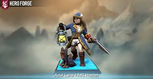 Azur Lane HMS Hunter - made with Hero Forge