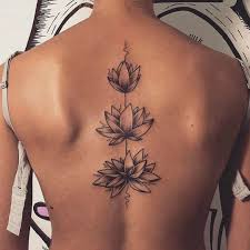 Pinterest Bruhitsjazzy Flower Tattoo Back Tattoos For Women Tattoos