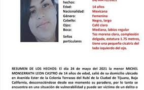 Alerta amber fue reconocida a nivel nacional. Activan Alerta Amber Para Localizar A Michel Leon Castro De 14 Anos El Sol De Tijuana Noticias Locales Policiacas Sobre Mexico Baja California Y El Mundo