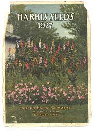 Vintage Harris Seeds Catalog Cover Art From 1927 Rochester Ny Seeds Seed Company Flower Seeds