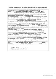 Preterito Perfecto Imperfecto E Indefinido Espanol Ele Hojas De Trabajo Preterito Perfecto Verbos En Espanol Ejercicios De Espanol