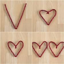 Express your love with text symbols. Pipe Cleaner Heart Shaped Love Goggles Make And Takes