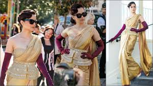 Cannes 2019 Day 3 Deepika Padukone Priyanka Chopra Kangana Ranaut Whose First Look Impressed You Most Deepika padukone cream net saree 2. cannes 2019 day 3 deepika padukone