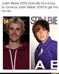What a 30 year old justin bieber looks like. Justin Bieber 2020 Looks Like He S Trying To Convince Justin Bieber 2009 To Get Into His Van Ifunny
