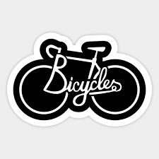 Bicycle Typography Velo Accessoires Stikers