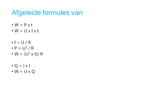 Elektrische Arbeid En Vermogen Ppt Download