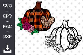Pumpkin wagon design this free svg cutting file contains the following formats: Floral Pumpkin Svg Graphic By Wanchana365 Creative Fabrica