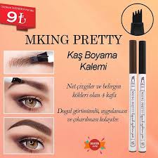 Mking Pretty Kas Boyama Kalemi Siyah Renk Kas Siyah Renk Kaleler