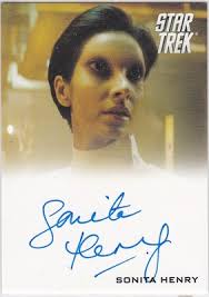 STAR TREK 2014 MOVIES SONIA HENRY AS KELVIN DOCTOR AUTOGRAPH