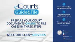 August 12, 2016 | categories: North Carolina Court System Launches Free Online Document Preparation Tool Ecourts Guide File North Carolina Judicial Branch