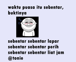 Untuk membuka sebuah grup yang sepi entah itu grub whatsapp, facebook (fb), bbm atau grop di sosial media lainnya dengan kalimat menarik atau caption gambar meme grup sepi yang lucu gokil tentu dapat memancing keluar teman. Pin Oleh Akhtan Hudayah Di Humor Ramadan Kutipan Lucu Lucu Humor Lucu