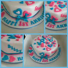 Wish the couple on their anniversary with this ecard. Pin By Katie Fritts On Anniversary Cake 1st Anniversary Cake Anniversary Cake Cake