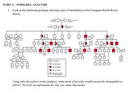 Solved Look At The Following Pedigree Showing Cases Of He