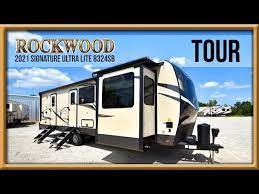 Rockwood has a great line up with many different models including rockwood geo pro, mini lite, roo, signature ultra lite and the ultra lite. 2021 Forest River Rockwood Signature Ultra Lite 8324sb Front Living Travel Trailer At Southern Rv Ga Youtube