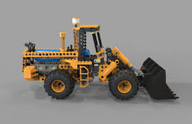 Lego Tractor Loader By Vladim00719 Native Format Model C4d Also It Has The Format 3ds Fbx Obj Model Dimensions Height Lego Tractor Tractor Loader Tractors