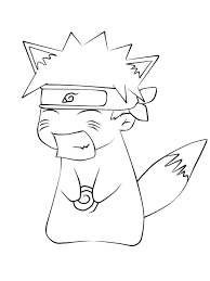 Naruto Chibi Kyuubi Lineart By Nekomatanibi On Deviantart Pues estos han sido todos los dibujos de naruto que teniamos preparados para ti. naruto chibi kyuubi lineart by