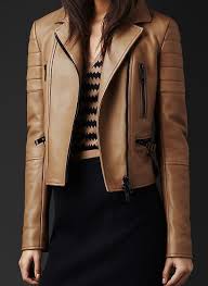 Women New Handmade Trendy Brown Leather Formal Outwear Fashion Jacket In 2020 Beige Leather Jacket Outwear Fashion Leather Jacket
