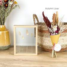 Framed pressed flowers, pressed flower frame, framed dried flowers pressed flower wall art pressed flowers wall art white gift 8*6in &021. Dry Lagurus Frame Online Shop Dried Flowers Berlin Madame Fleurs