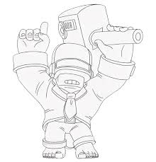 Frank is an epic brawler unlocked in boxes. Dj Frank From Brawl Stars Coloring Pages Print For Free