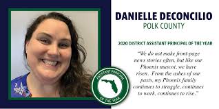 Two great leaders! Thank you to the Florida Department of Education for  recognizing our Principal and Assistant Principal of the Year.  Congratulations once again to Mulberry High's Michael Young and Dr. Danielle
