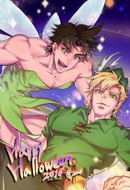 Joseph Joestar Caesar Anthonio Zeppeli Tinker Bell And Peter Pan Jojo No Kimyou Na Bouken And 3 More Drawn By Anz Danbooru