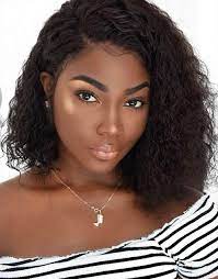 Shantania Malaysian Short Curly Lace Front Wig Lfw037 Curly Weave Hairstyles Lace Front Wigs Curly Hair Styles
