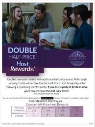 have a scentsy party double half price host rewards