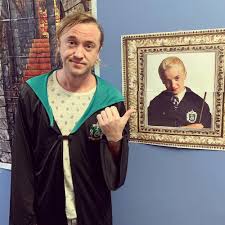 The name lucius is latin and it means: Tom Felton S Instagram Posing Next To A Draco Malfoy Poster Popsugar Celebrity