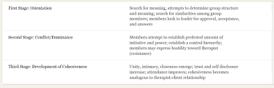 Yalom Formative Stages Of Group Therapy From Http Quizlet Com 1557081 Yaloms Stages In Group Therapy Flash Ca Group Therapy Therapy Counseling Therapy Tools
