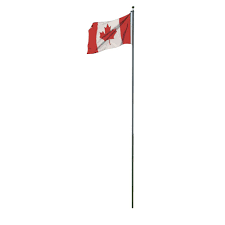 Флаги стран мира в hd! Flags Unlimited 20 Ft Sectional Aluminum Flagpole With Canadian Flag The Home Depot Canada