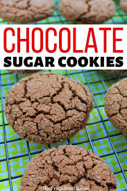Easy Chocolate Cookies Without Butter Recipe Recipe Chocolate Sugar Cookie Recipe Sugar Cookie Recipe No Butter Chocolate Cookies Easy