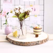 Ideal for display stands, weddings, wood burning, painted crafts, rustic centerpieces. Poplar Wood Slices Wood Slabs Table Centerpieces Tableclothsfactory