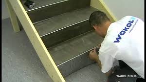 Verlegen Von Pvc Belagen Auf Treppen Wakol D 3410 Kontakto Youtube