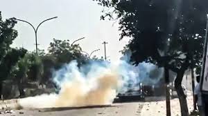 Protest called by labour unions turn violent in Noida, vehicles burnt, massive jam