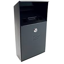 Outdoor wall mounted ashtray cigarette ash bin outdoor smoke tool su. Wall Mounted Outdoor Pub Ashtray Ash Tray Cigarette Steel Bin