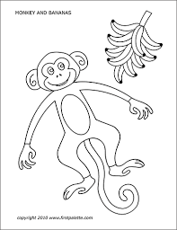 Maybe you would like to learn more about one of these? Monkey Free Printable Templates Coloring Pages Firstpalette Com