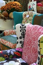 Multi Fabric Chairs Country Living Fair Home Decor Upholstery