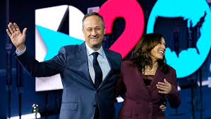 When an animal rights protester leapt on stage saturday to confront kamala harris, one of the people who rushed onstage to grab him was her husband doug emhoff—a man unknown to most voters, but who is a constant presence at her side on the campaign trail. Kamala Harris Husband Doug Emhoff To Travel To Maine Newscentermaine Com