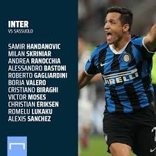 Pertandingan ini berlangsung sangat menarik. Goal On Twitter Inter Sassuolo Christian Eriksen And Alexis Sanchez Start For Inter Tonight With Lautaro Martinez On The Bench Intersassuolo Https T Co Nojiqjeklp