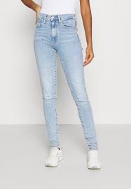 Elevate your denim collection with these levis mile high super skinny jeans. Levi S Mile High Super Skinny Jeans Skinny Fit Spill The Tea Light Blue Denim Zalando De