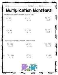 1 Digit By 2 Digit And 3 Digit Multiplication Upper Elementary Math Teaching Mathematics Math Instruction