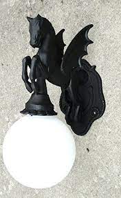 Comes with a traditional plug adapter for use with wall outlets. 13 Dragon Wall Sconce Ideas Electric Wall Sconce Sconces Dragon Wall